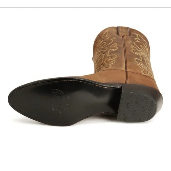 Justin Boot Co. Youth Bay Apache Cowboy Boots - Picture 2 of 9